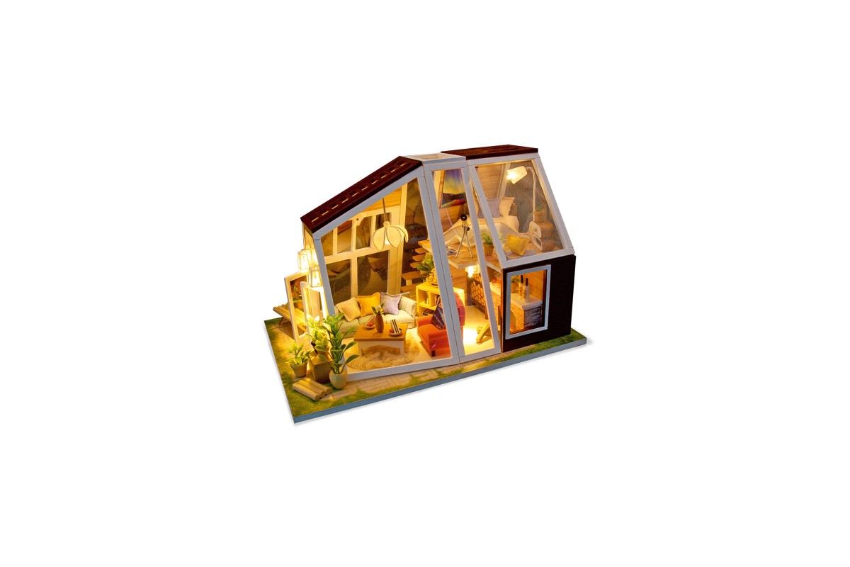 Румбокс Интерьерный конструктор Hobby Day DIY MiniHouse, Хижина 21-ого  века, M902